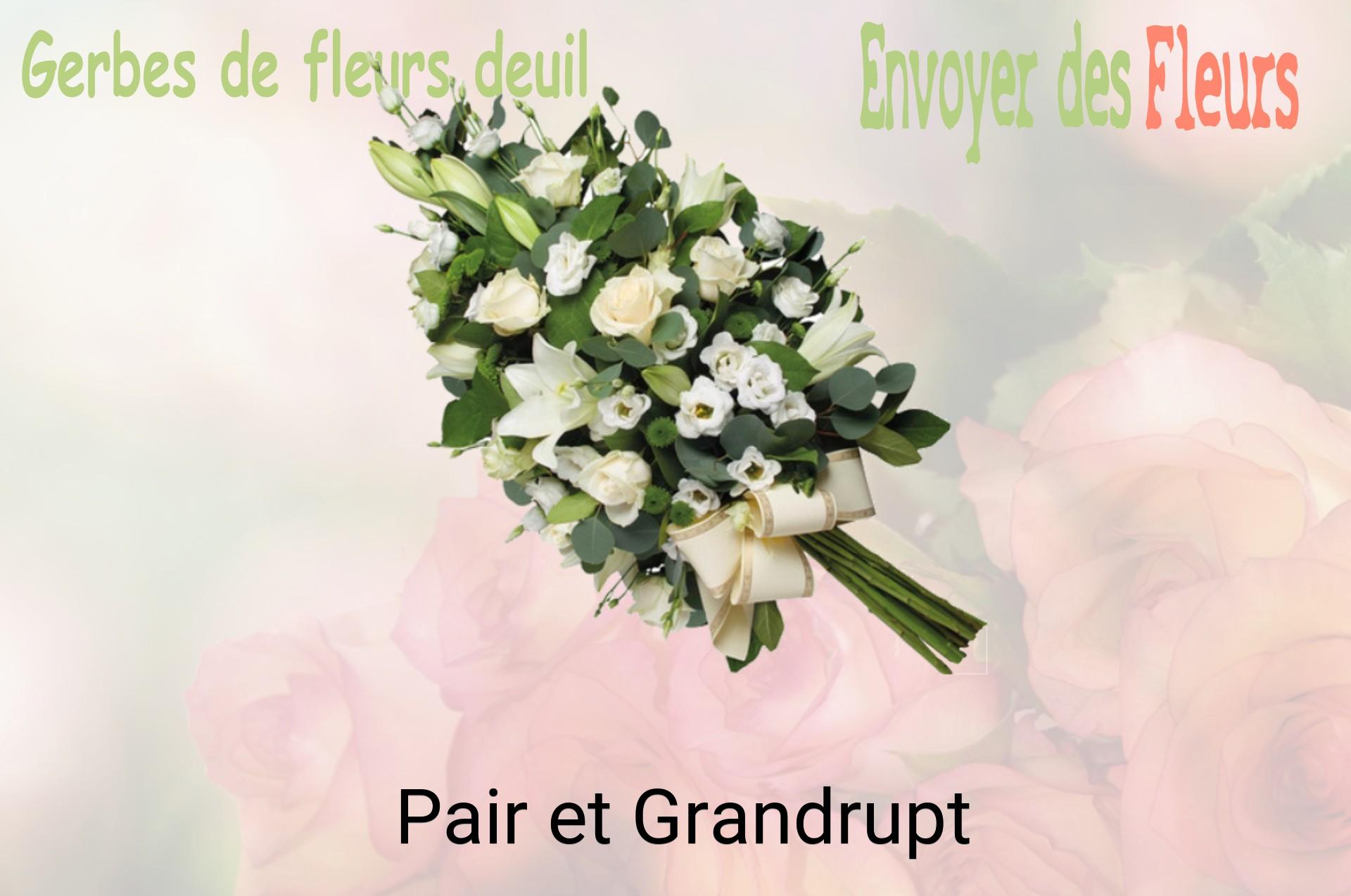 Gerbe de fleurs de deuil livrée à Pair-et-Grandrupt